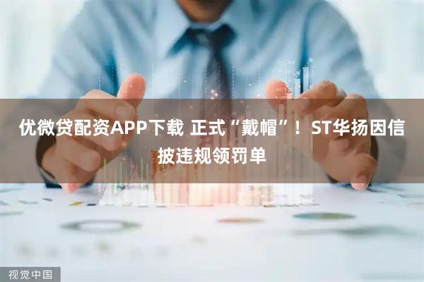 优微贷配资APP下载 正式“戴帽”!ST华扬因信披违规领罚单
